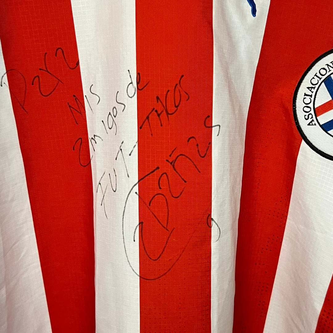 Paraguay 2006 Local Firmada por Salvador Cabañas